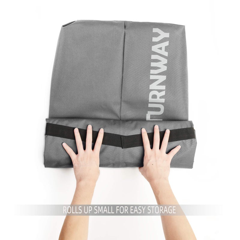 TurnWay Snowboard Bag | Store & Transport Snowboard Up to 165 cm & Extras | Waterproof - for Men, Women and Youth (Grey) - Image 4